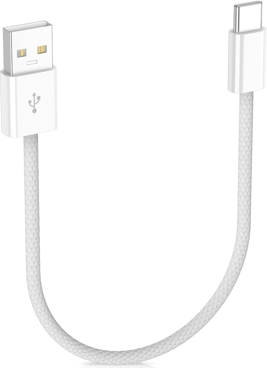 SolidKeus - Carplay Oplaadkabel 30cm voor iPhone en Android