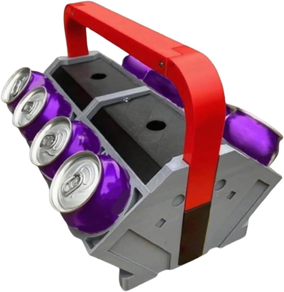 Drankkoeler Motorblok - Bierhouder Blikjeshouder - Feestjes Organiseren - Realistische Motor Vorm - 21.8 x 21.3 x 29.6 cm - V8