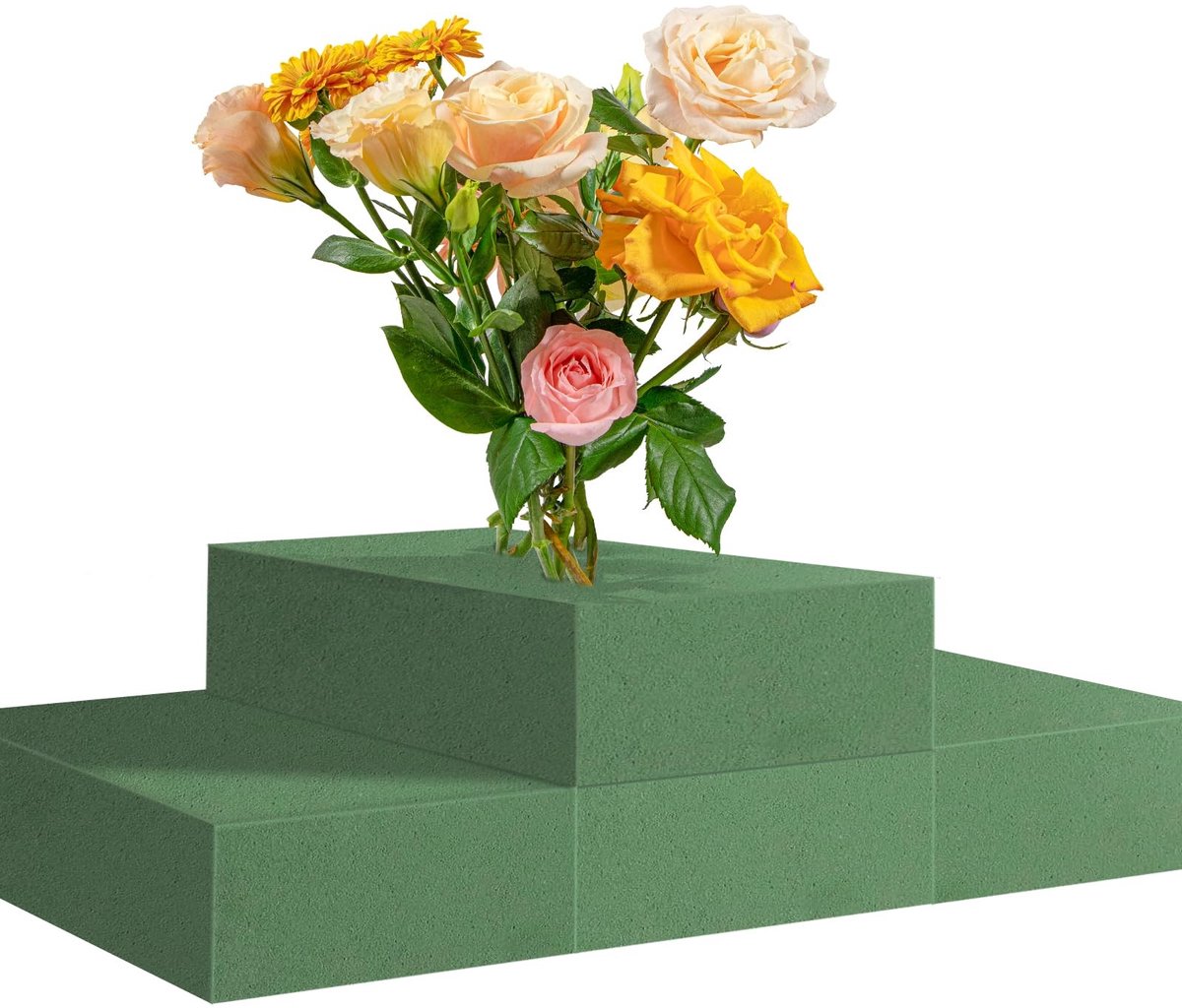 SolidKeus - Set van 4 Stijf Schuim Bloem Foam voor Creatieve Projecten