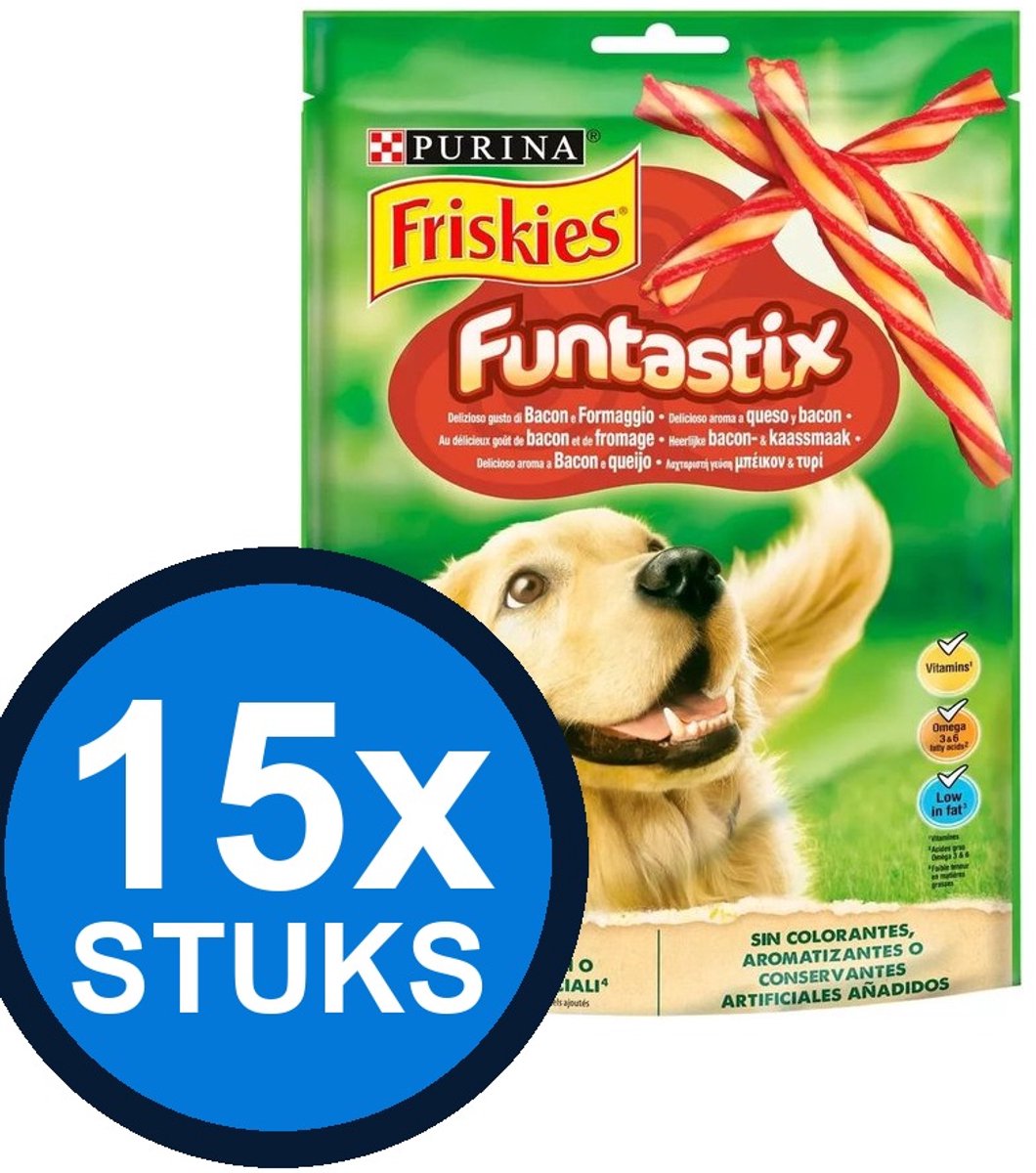 15x Bonzo - Funtastix - Hondenvoer Snacks - 175 g