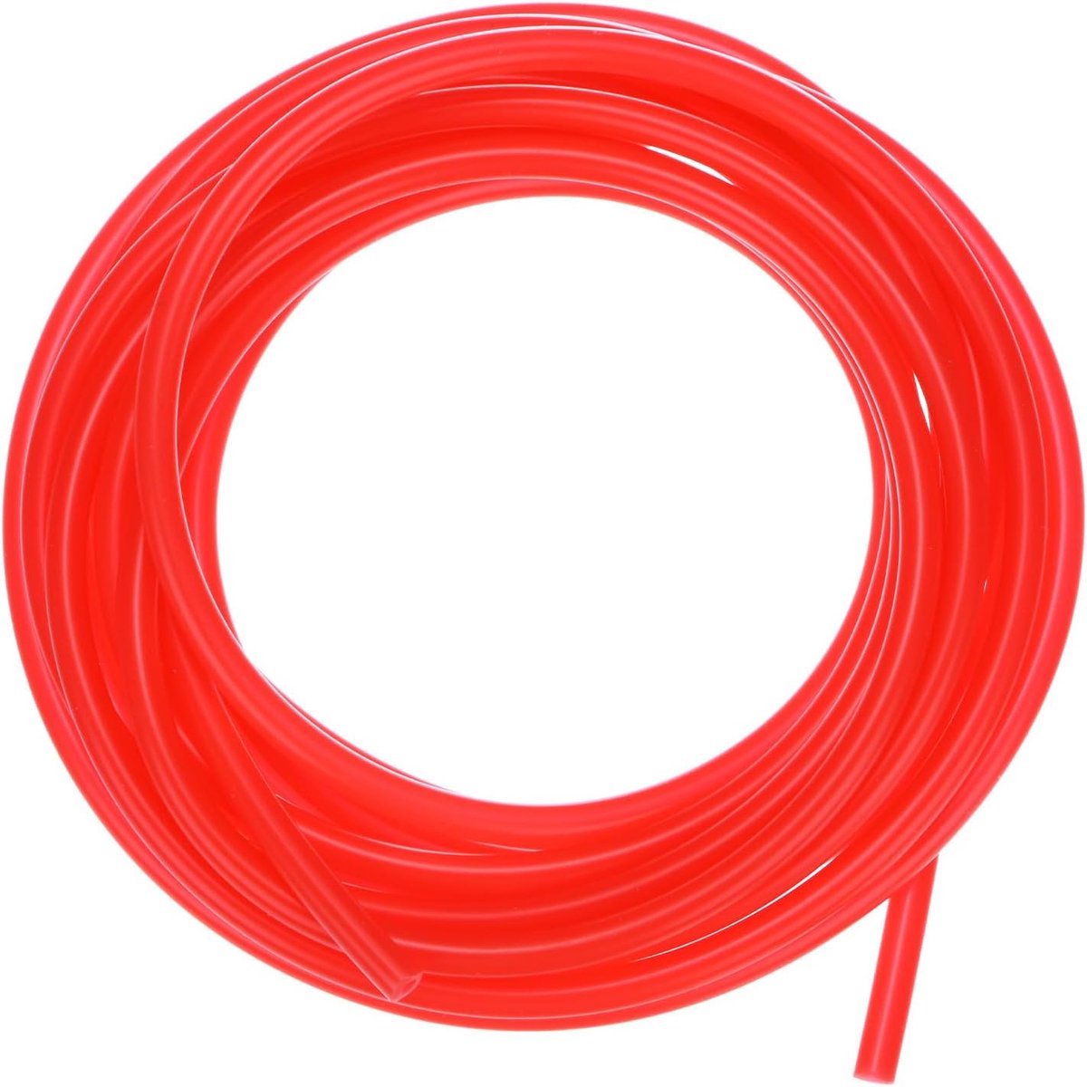 Siliconen buis, 3/32" (2mm) ID x 5/32" (4mm) OD siliconen rubberen vacuümbuis, 10ft (3 M) hoge temperatuur waterluchtslangpijp voor pomp/vloeistofoverdracht, thuisbrouwen/wijnmaken [rood]