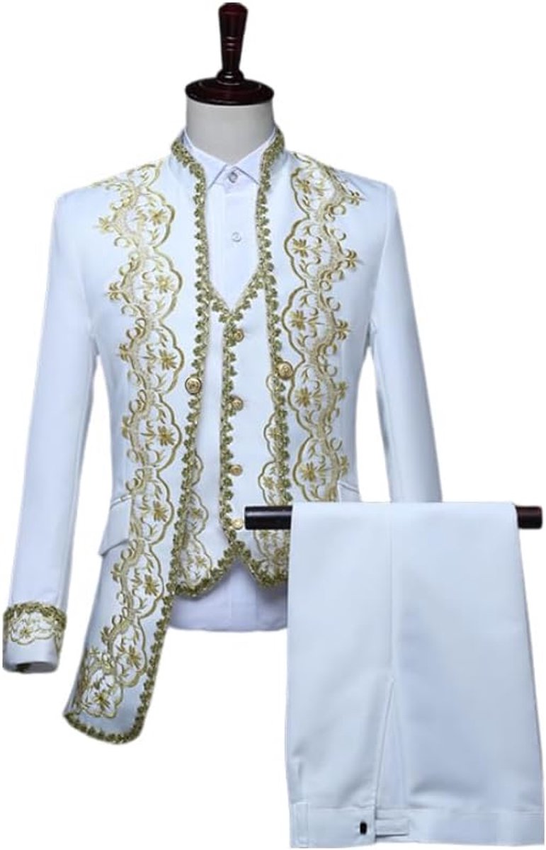 Victoriaans kostuum voor heren, feestkleding, jassen en jassen, middeleeuws prins paleis, podium, cosplay outfit set