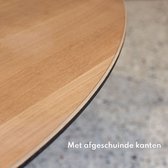 Rond Doorzichtig 2,2mm Dik Tafelzeil 90cm Ø - Met afgeschuinde kanten