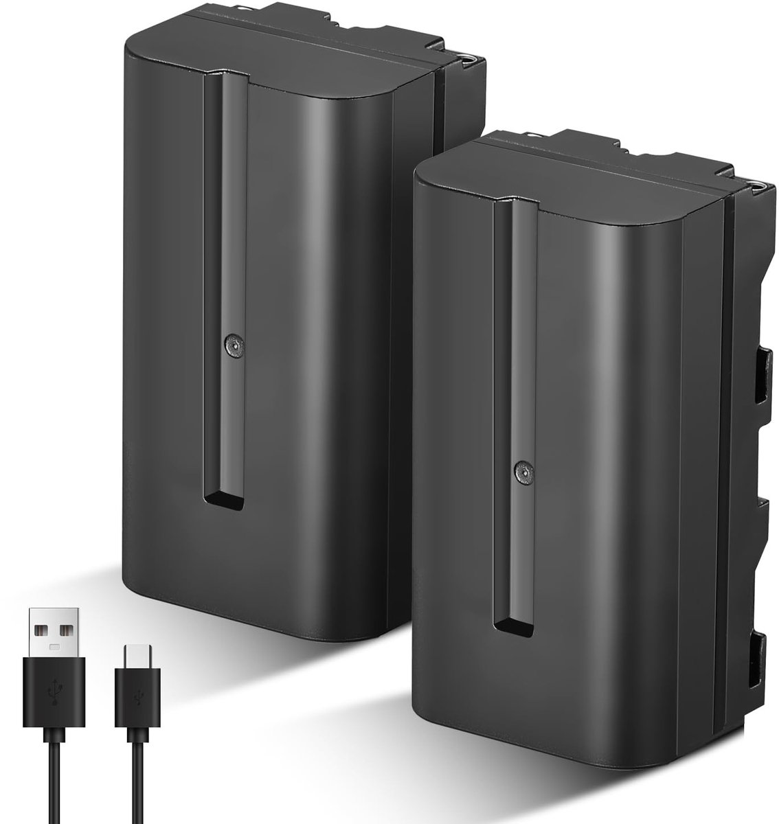 SolidKeus - Vervangende NP-F550 Accu Set voor Camera's en Camcorders