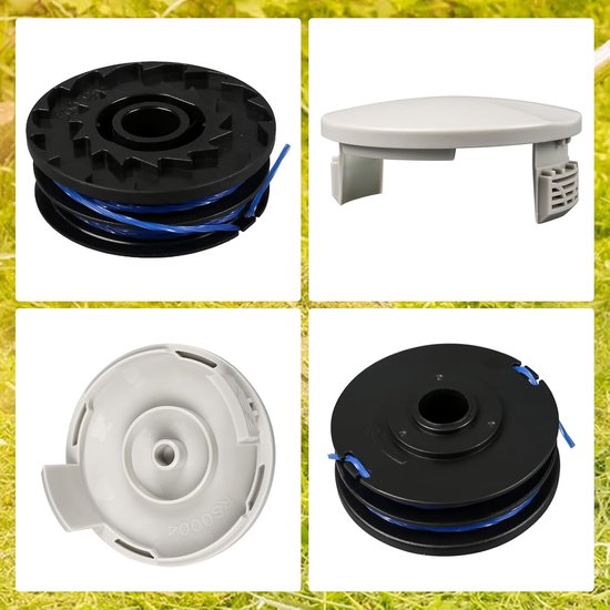 Trimmerspoel lijn voor Ryobi grastrimmer, vervanging van grastrimmer spoel, 1.6mm 8.3m spoellijnen voor Ryobi RLT4027, RLT4125, RLT5027, RLT6030, RLT5127, RLT6130-5132002670 (6 — afbeelding 3
