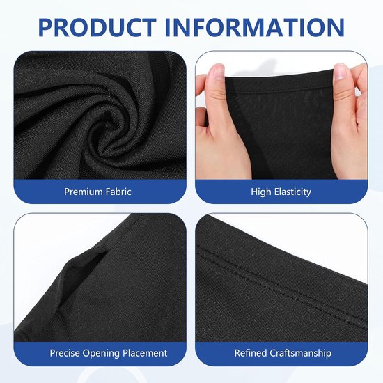 Sleeve Liners, polsbandage, polsbandage, beschermhoezen voor pols en onderarm, voor gebruik onder gewrichten, elastisch en ademend, herbruikbaar (zwart lang lang) — afbeelding 4