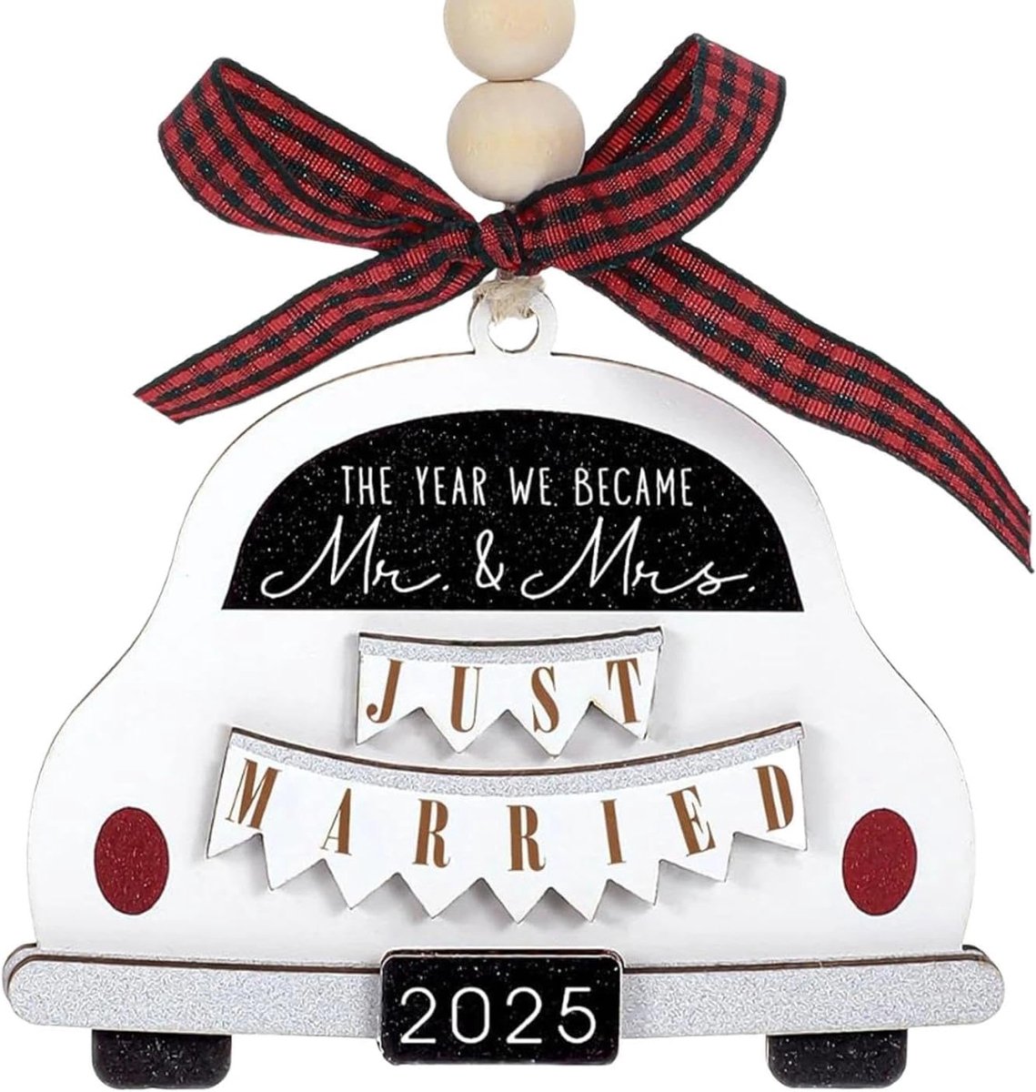Huwelijksgeschenken voor bruid en bruidegom, rustieke houten houten huwelijksdaggeschenken, rustiek houten hangend ornament decor voor pasgetrouwden verlovingsgeschenk voor koppels