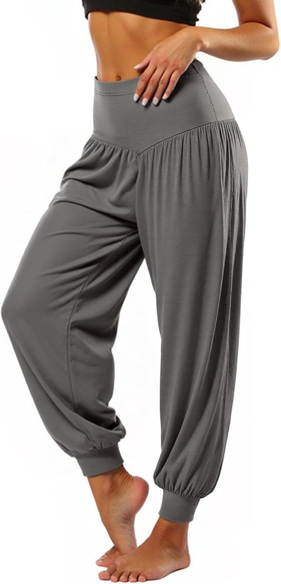 Harembroek voor dames, zomer, lange modale, pilates, baggy broek, yogabroek, workout, sport, joggen, dans