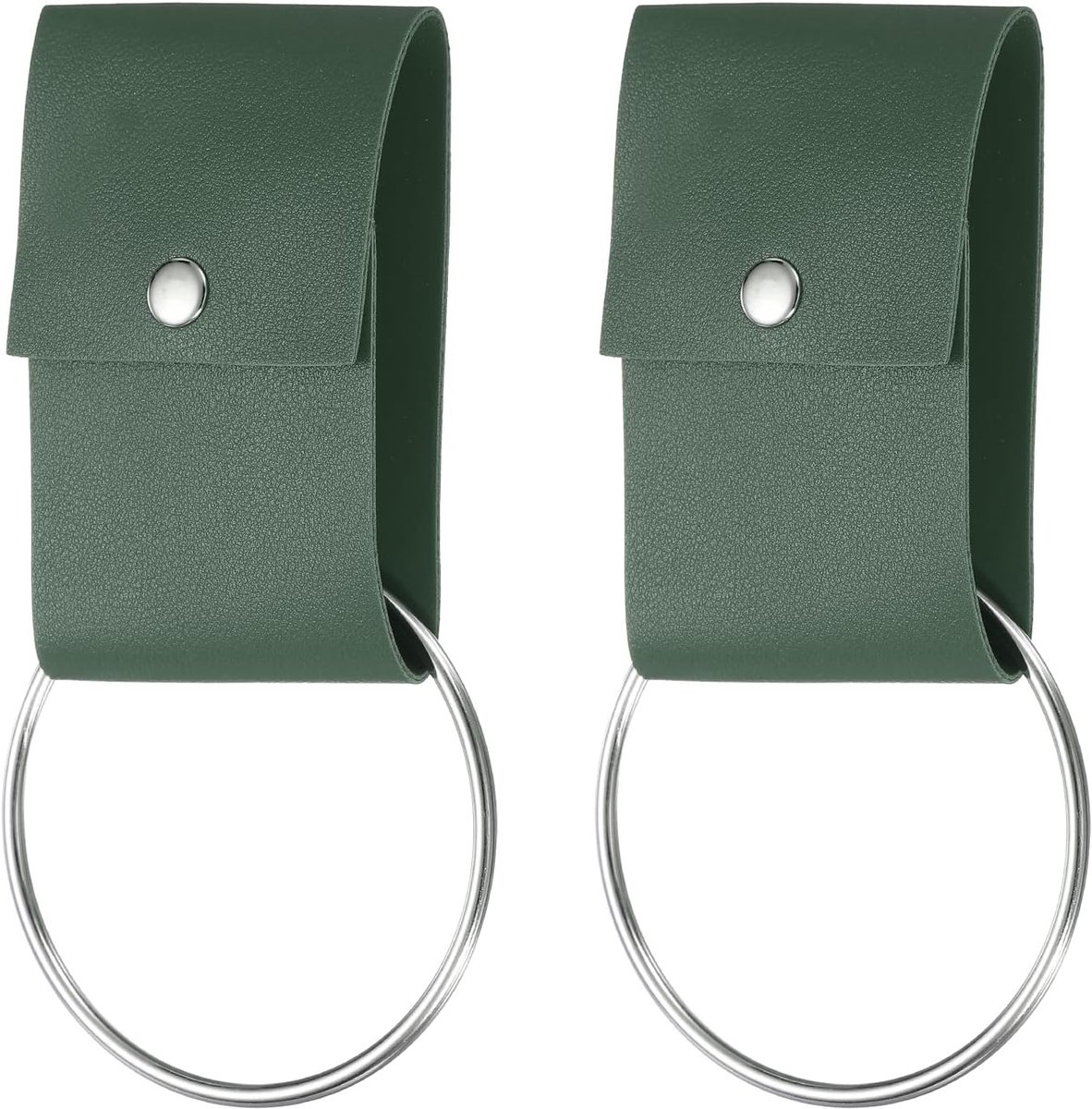 2 stuks handdoekring met gesp, theedoekhouder keuken badkamer lederen band wandhaak ovenhouder voor decoratie thuis boerderij kasten handvat oven.
