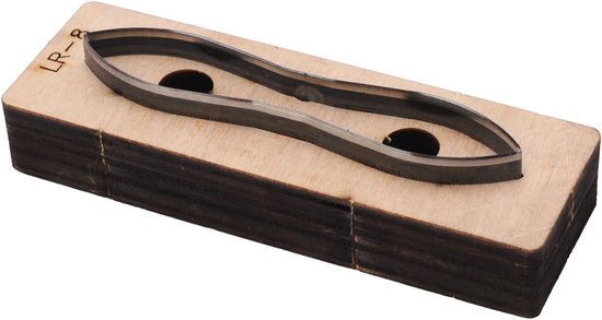 Leer Snijden Sterven, Leer Metalen Stansmessen DIY Leer Snijden Gestanst Mal voor DIY Ambachten Sieraden Maken en Thuis, Hollow Punching Tool (LR-8) — afbeelding 5