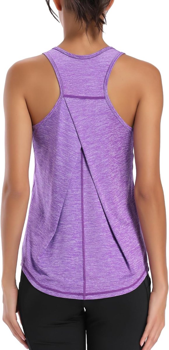 Tops voor vrouwen mouwloze yoga fitness shirts Racerback sporttop voor vrouwen