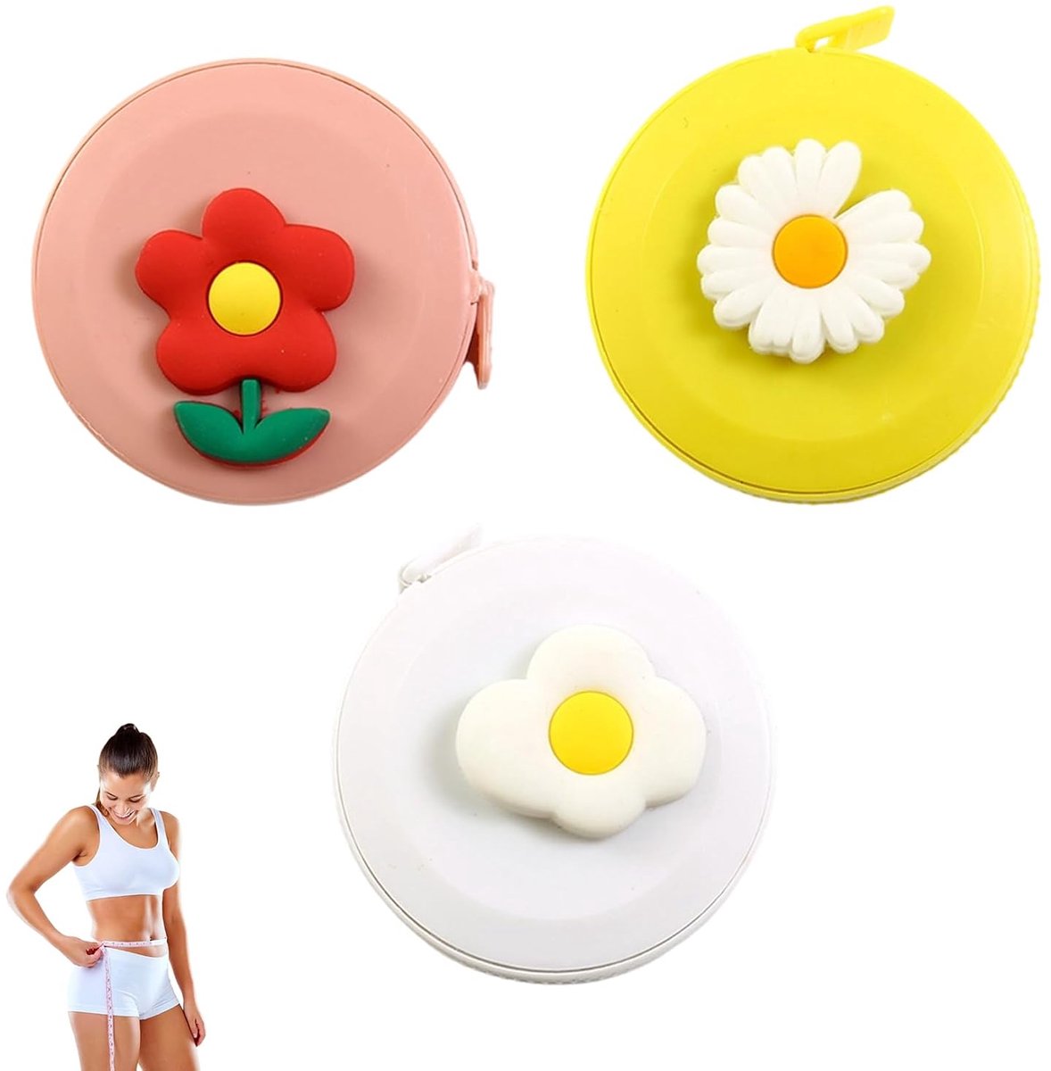 3 stuks meetlint voor lichaam, lichaamsmeetlint, kleermakersmeetlint, meetlint voor kinderen
