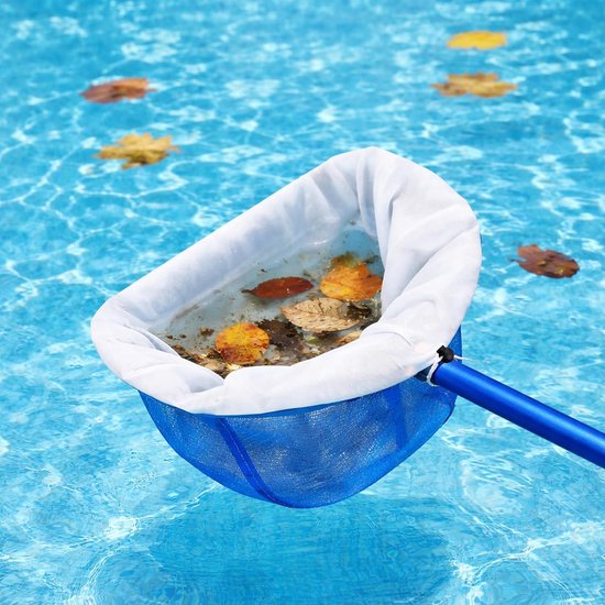 Filterzak, 2 stuks zwembadfilterzakken, zwembadschepnet, fijnmazig, netzak, zwembadstofzuiger, fijn opvangnet, vervangingsnet voor zwembad, vijver, waterpark — afbeelding 4