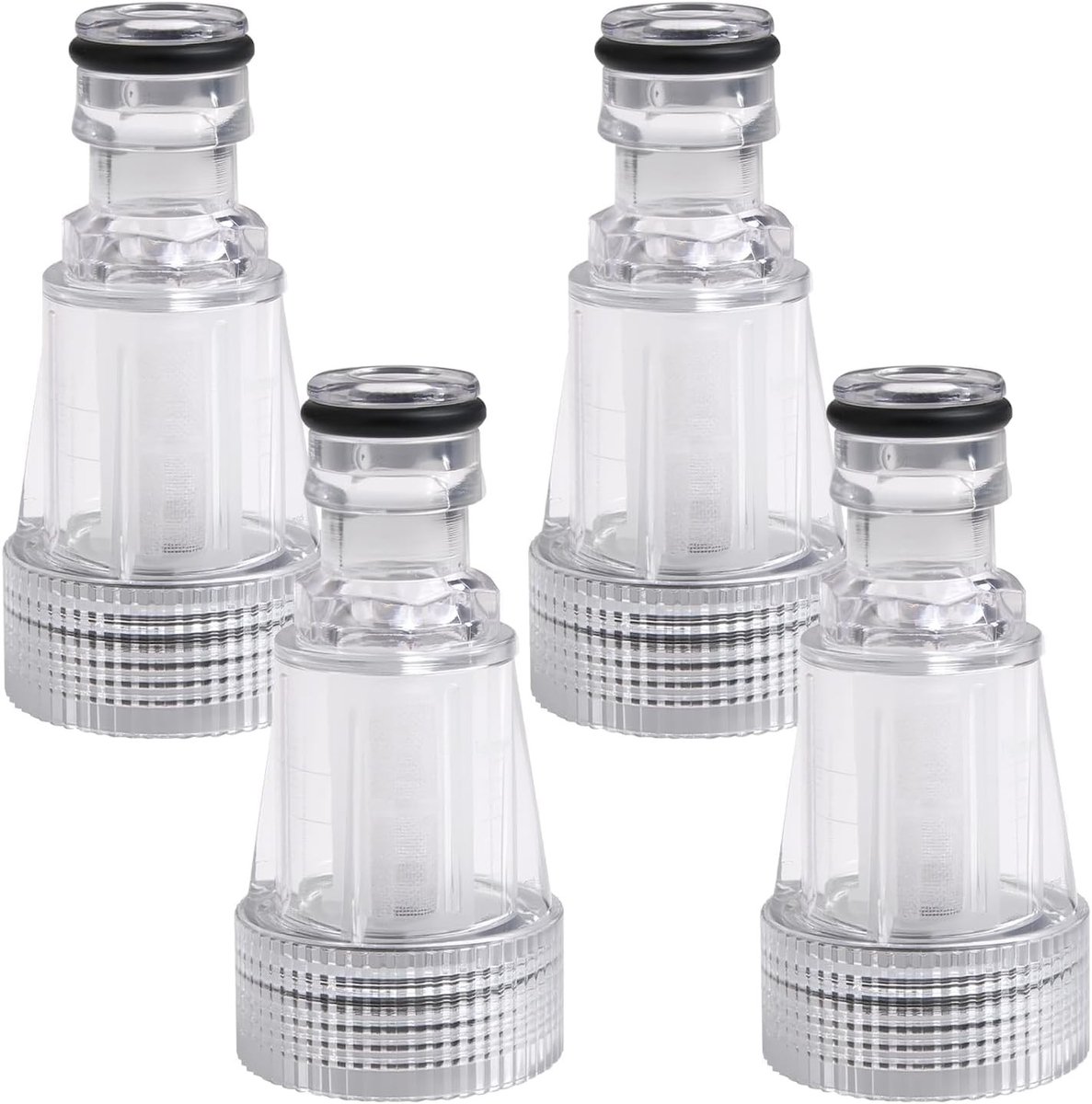 Waterfilter voor Hogedrukreiniger - Transparant - 3/4 inch Aansluiting - Met Snelkoppeling - Voor Tuin, Huishouden en Camper