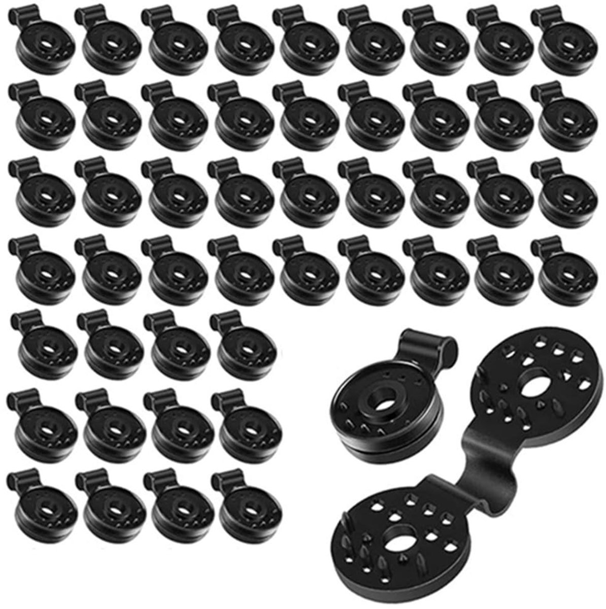 SolidKeus - Set van 60 Plastic Clips voor Beschermdoek en Schaduwzeil