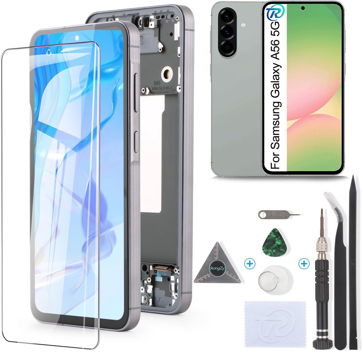 SolidKeus - LCD Display en Touchscreen Vervangset voor Samsung Galaxy A56 5G