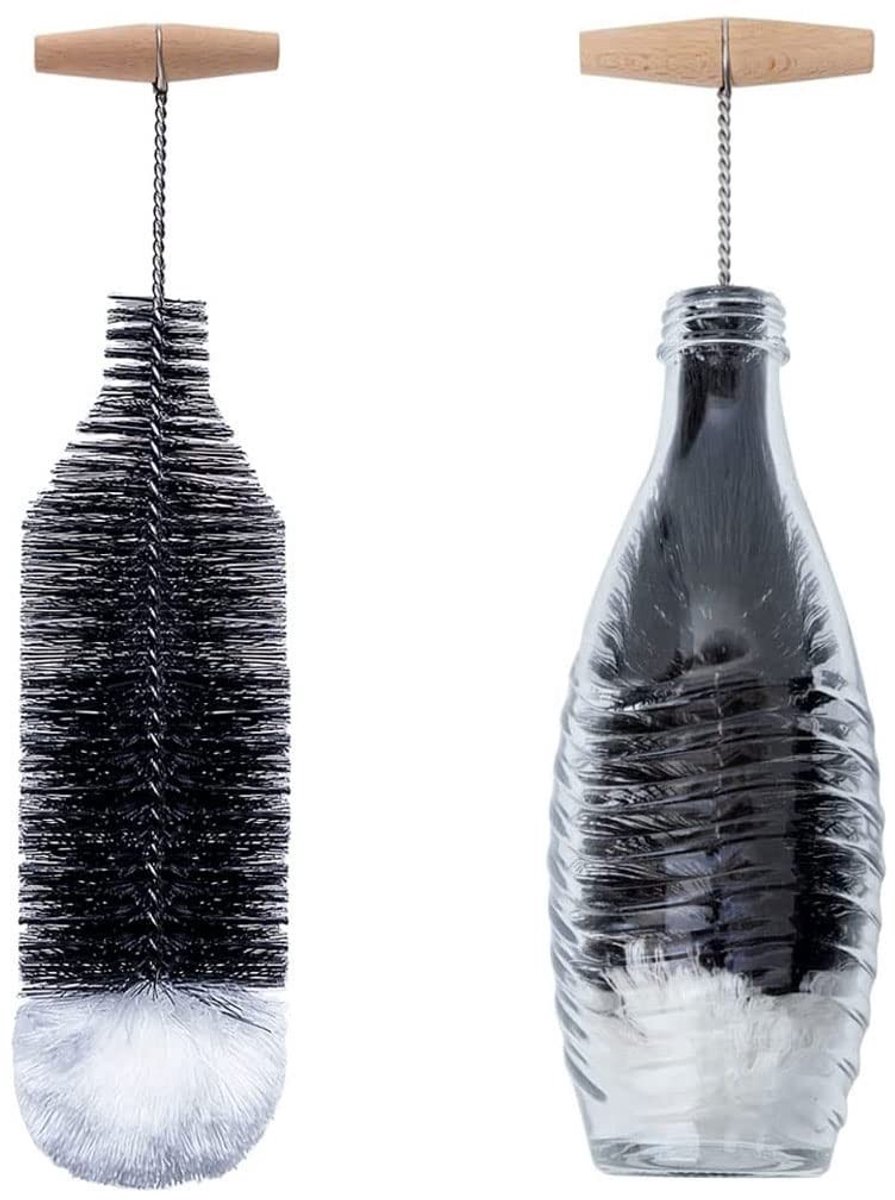 SolidKeus - 35 cm Flessenborstel voor SodaStream Glasflessen