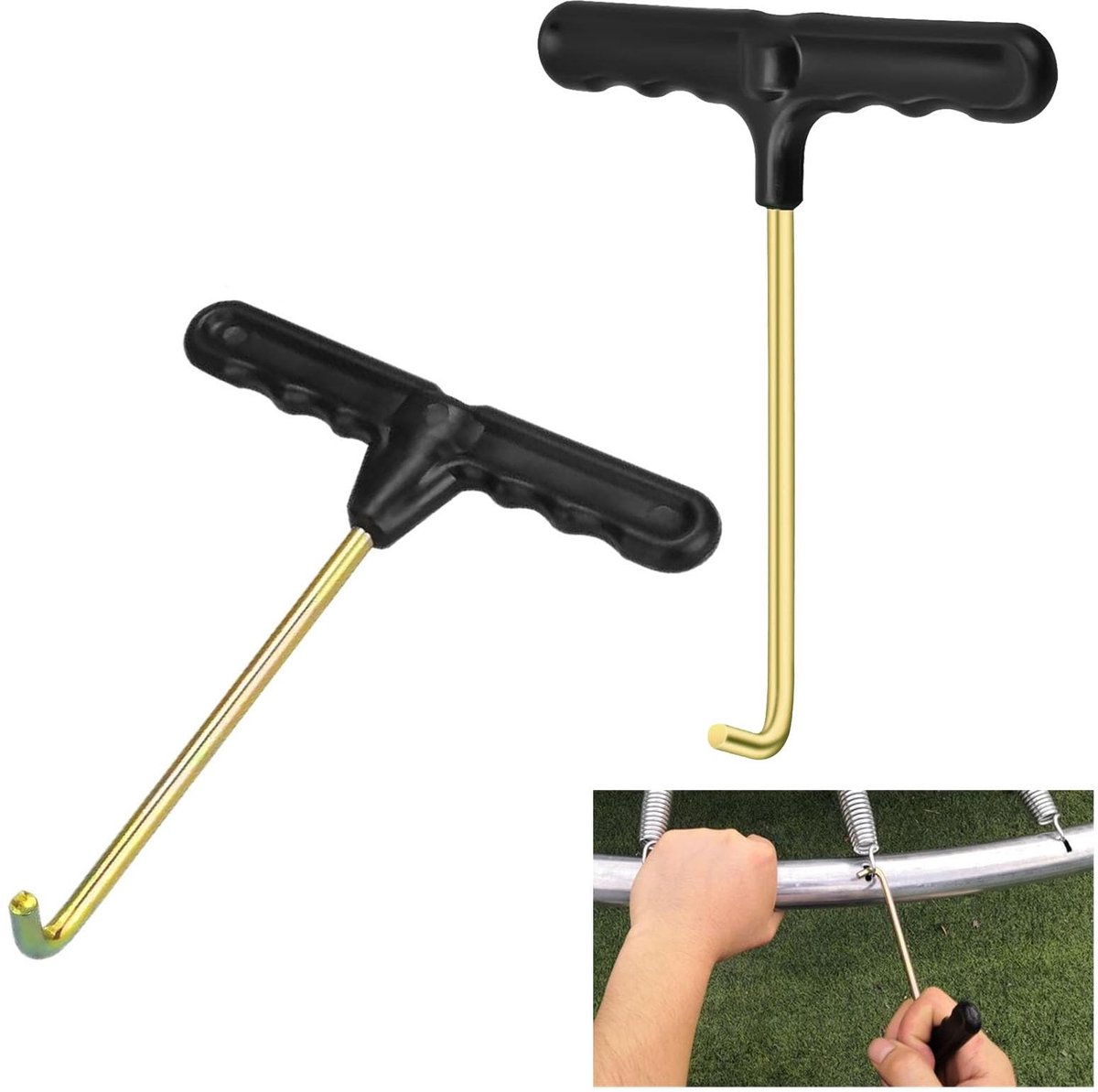 SolidKeus - Trampoline Springhaak en Tent Hulpstuk