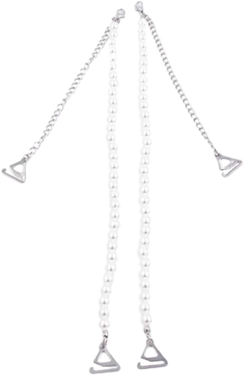 Verstelbare Pailletten Bh-bandjes, Antislip, Ideaal voor Jurken en Tops, Perfect voor Bruiloften en Feestjes