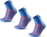 DANISH ENDURANCE Chaussettes de course quart de longueur pour femmes et hommes longue distance - Anti ampoules - Taille 43-47