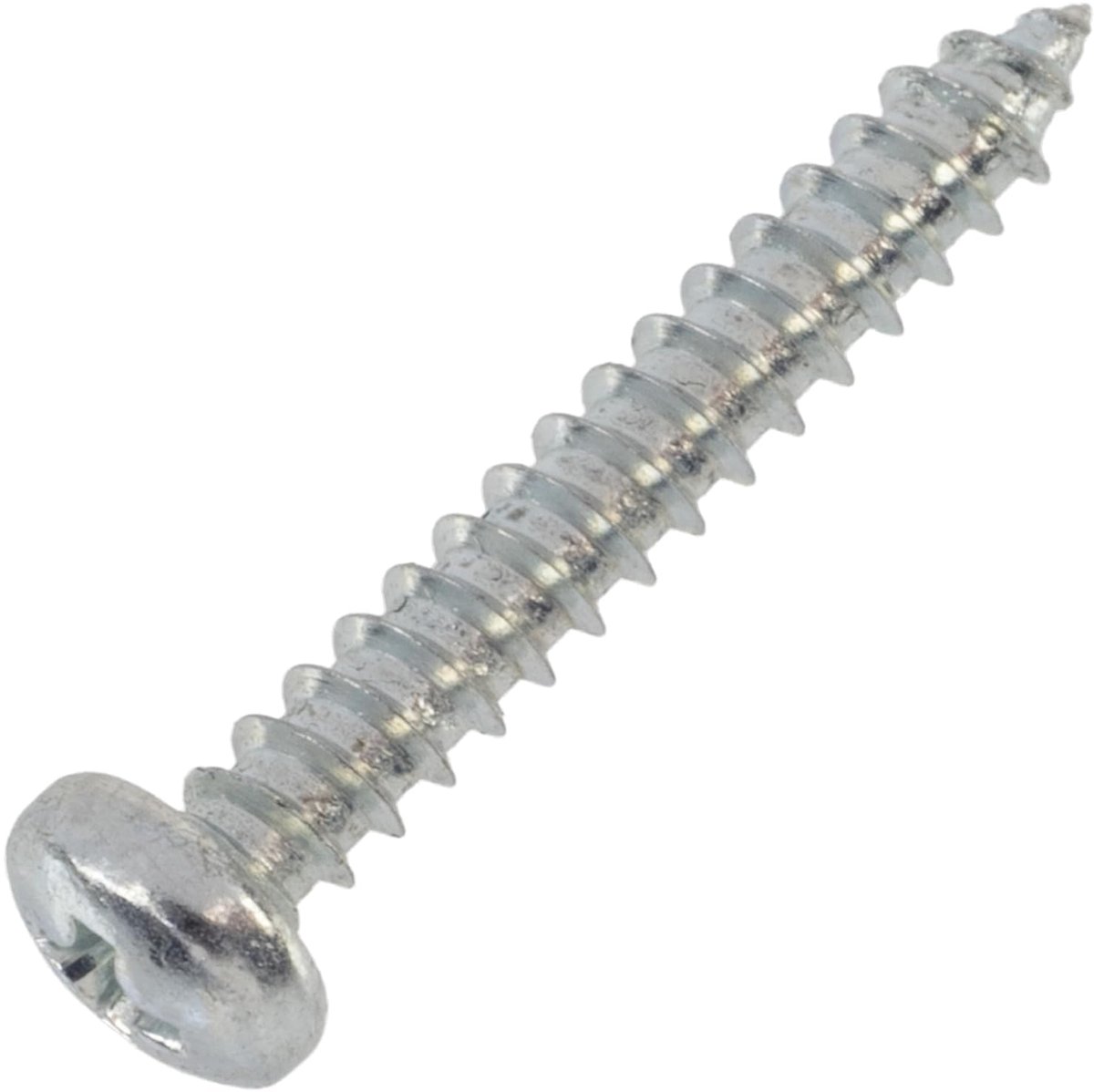 - 100 Stuks zelftappende schroeven met een cilindrische kop - M2.9x19mm - Verzinkt staal - DIN7981 - C44623
