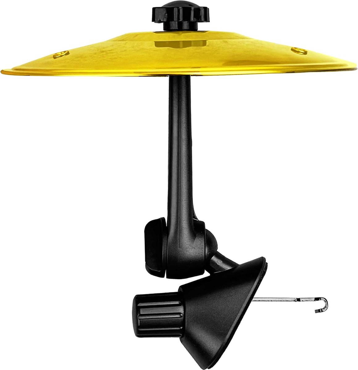Drummer-stijl auto-ontluchter bekkenornamenten, mini-trommelvormige decoratie, creatief autocadeau voor muziekliefhebbers (goud)