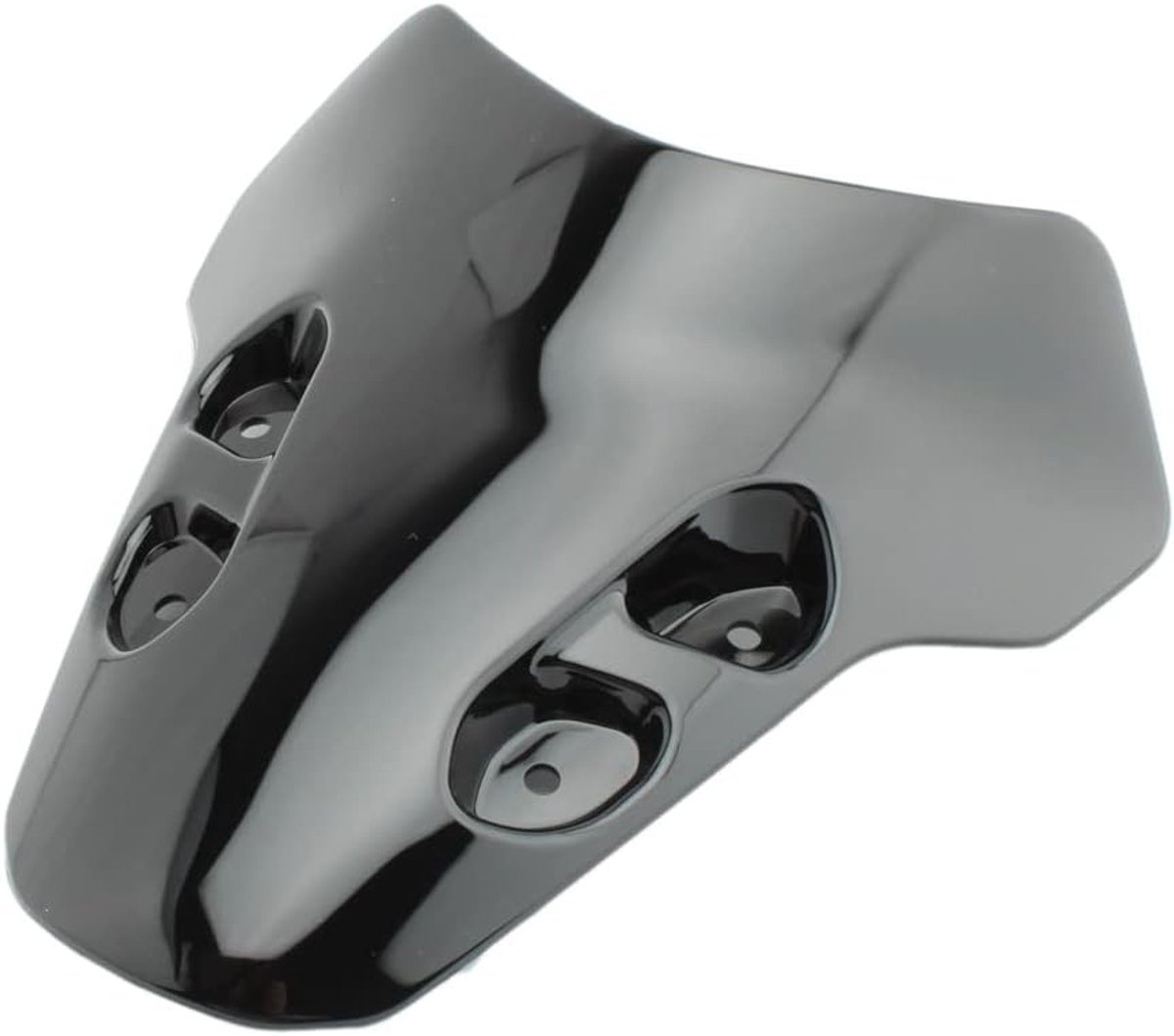 Sport Visor voor Motorfiets, Windscherm Geschikt voor Ya*Maha MT07 MT-07 2021 2022 - Zwart, Bescherming tegen Wind en Weer