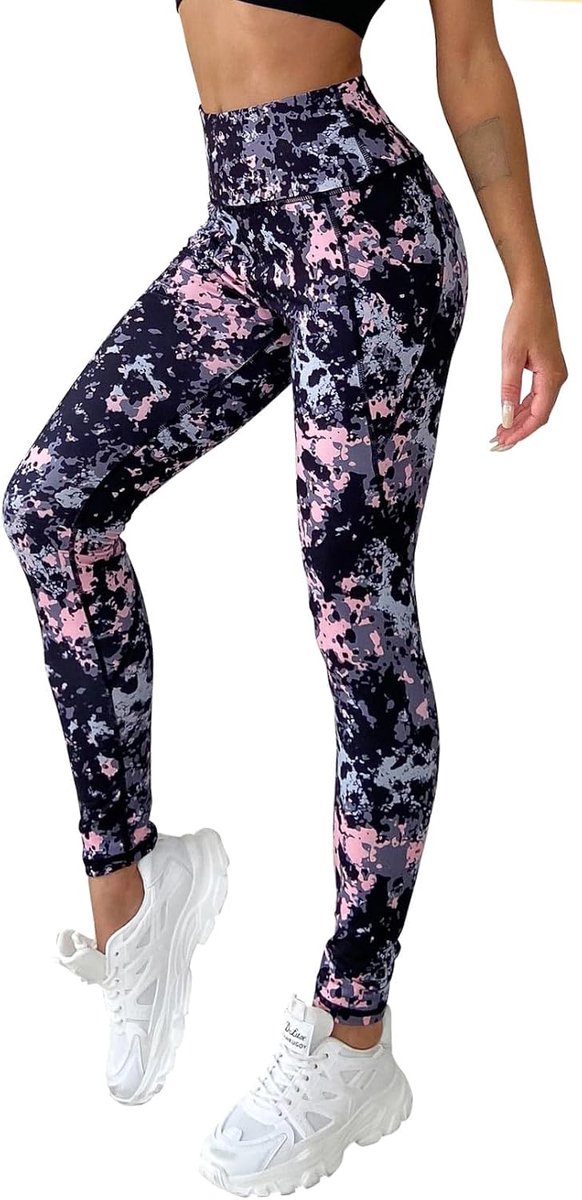 One Clothing - Dameslegging voor sport, fitness, outdoor en loungewear, super elastisch en met hoge tailleband voor kreukvrije, comfortabele pasvorm