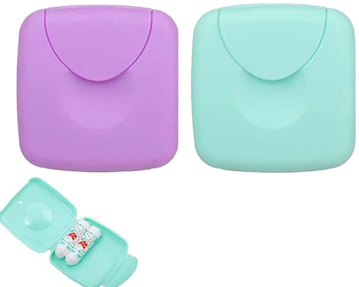 SolidKeus - Compacte Opbergdoos voor Persoonlijke Hygiëne, Set van 2