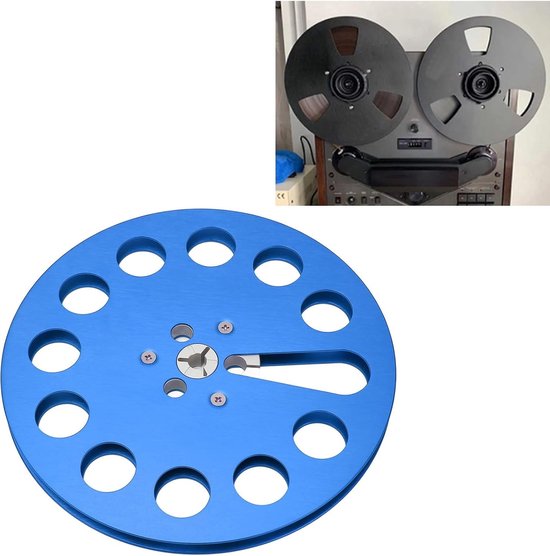 Lege 1/4 7 Inch Tape Reel voor Open Reel Audio-opnames, Universele 11 Holes Geluidsband, Ideaal voor Tape Recorders en Geluidsopnames — afbeelding 4