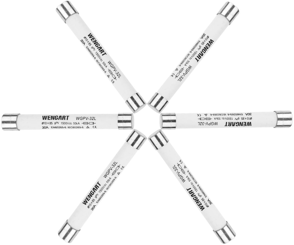 Omgoods - Set van 5 Photovoltaic Fuses voor Zonne-energie Systemen