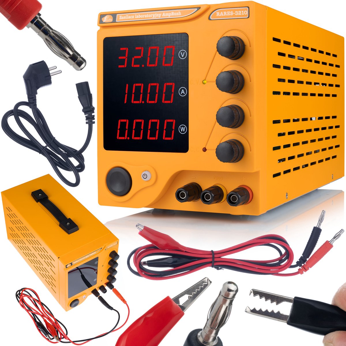Rosfix Laboratorium Voeding RARES-3210 - Instelbare Voeding 0–32V 0–10A - 0,01V/0,001A Precisie