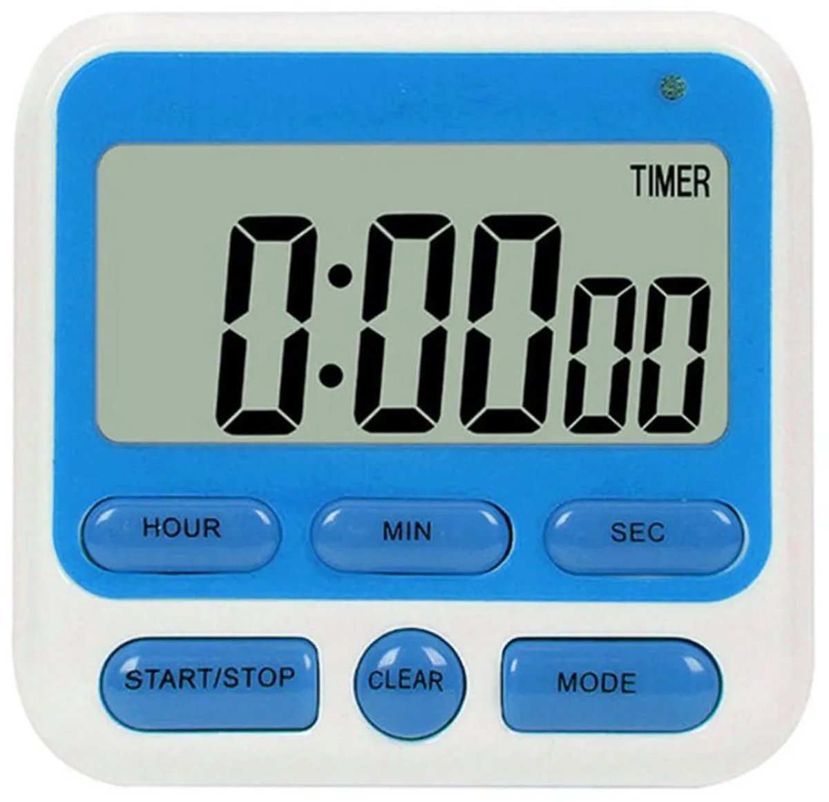 Digitale keukentimer Geschikt voor aftelfunctie - magnetische timer, kan aftellen, Geschikt voor koken, bakken, fitness en gebruik door studenten.