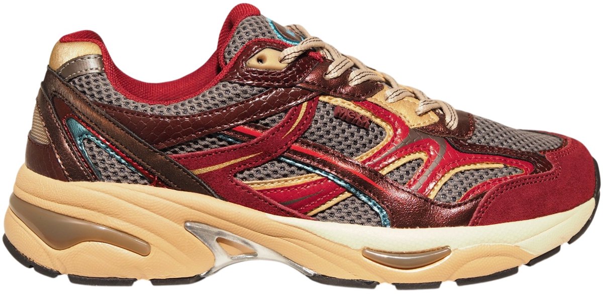 Mexx Viper Tasty Sneaker Rood MI001001363W.4112 |Red Grey