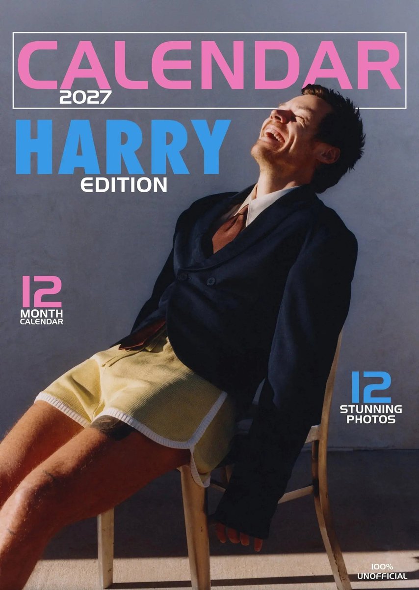 Harry Styles A3 Kalender 2027