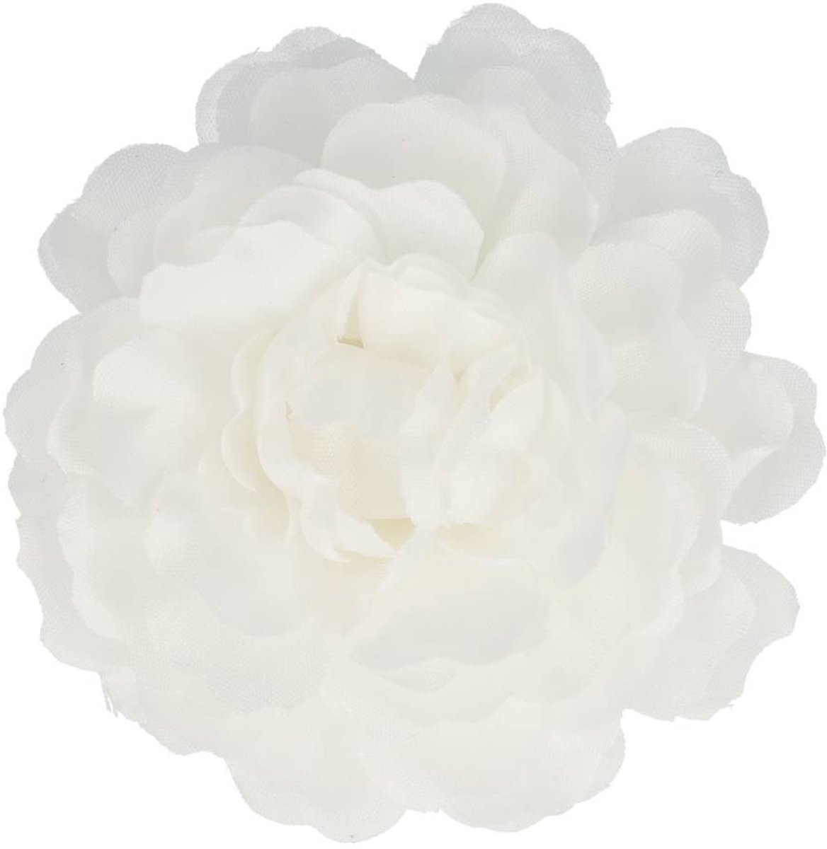 Haarsoires Haarspeld Duckklem 5cm – Haarbloem – Wit - Sterke Haarclip voor Styling & Dagelijks Gebruik - Hair Clip - Decoratieve Haaraccessoire