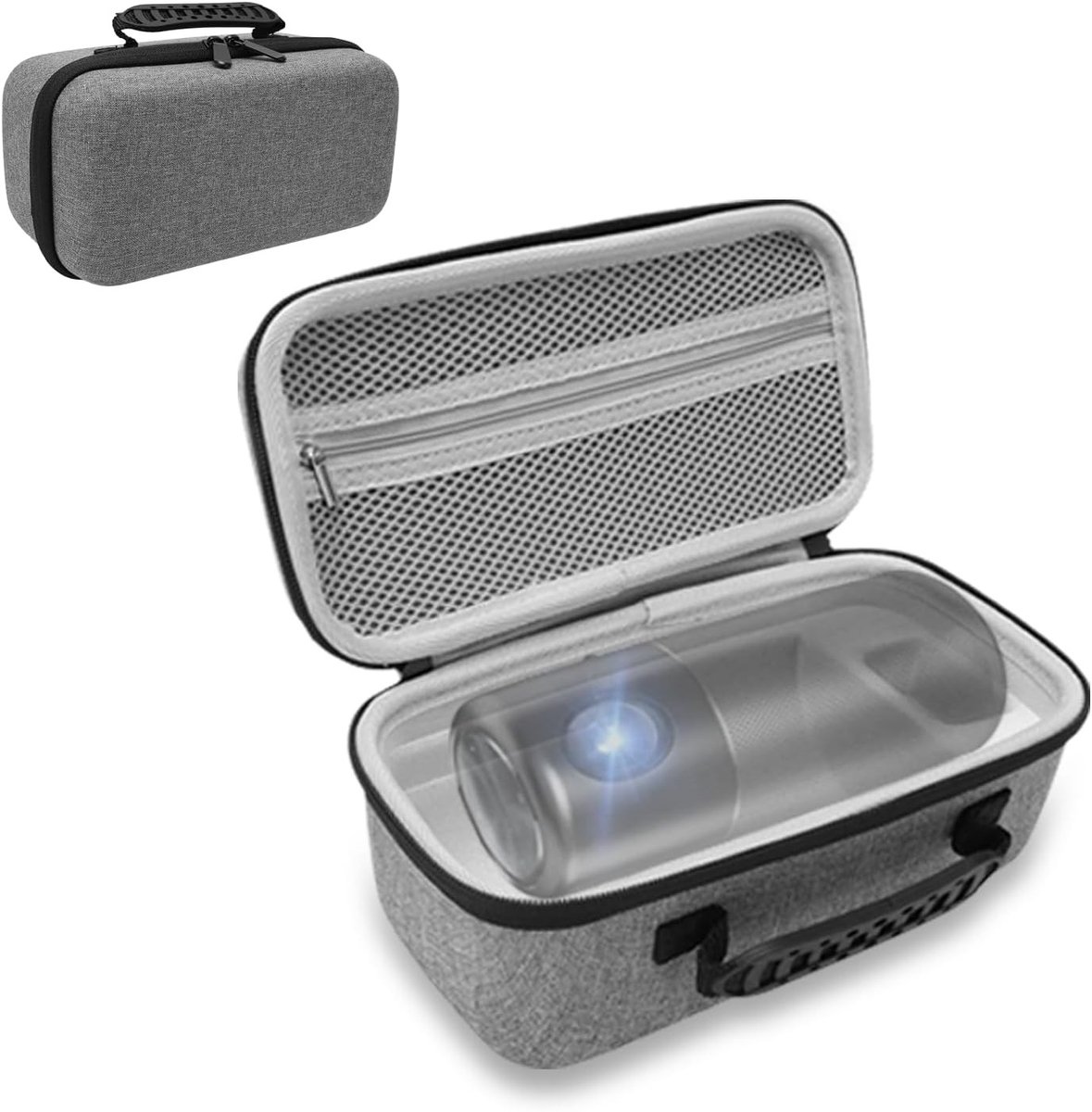 Duurzame en Waterdichte Projector Tas voor Capsule 3 Laser 1080P, Schokbestendig en Handzaam, Ideaal voor Reizen en Bescherming van Projectoren