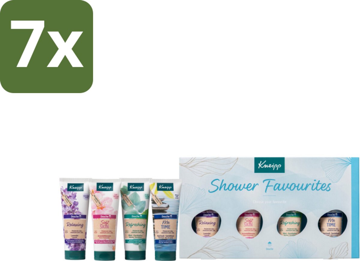 Kneipp – Shower Favourites – Luxe Geschenkset - Bulkverpakking - 7 stuks