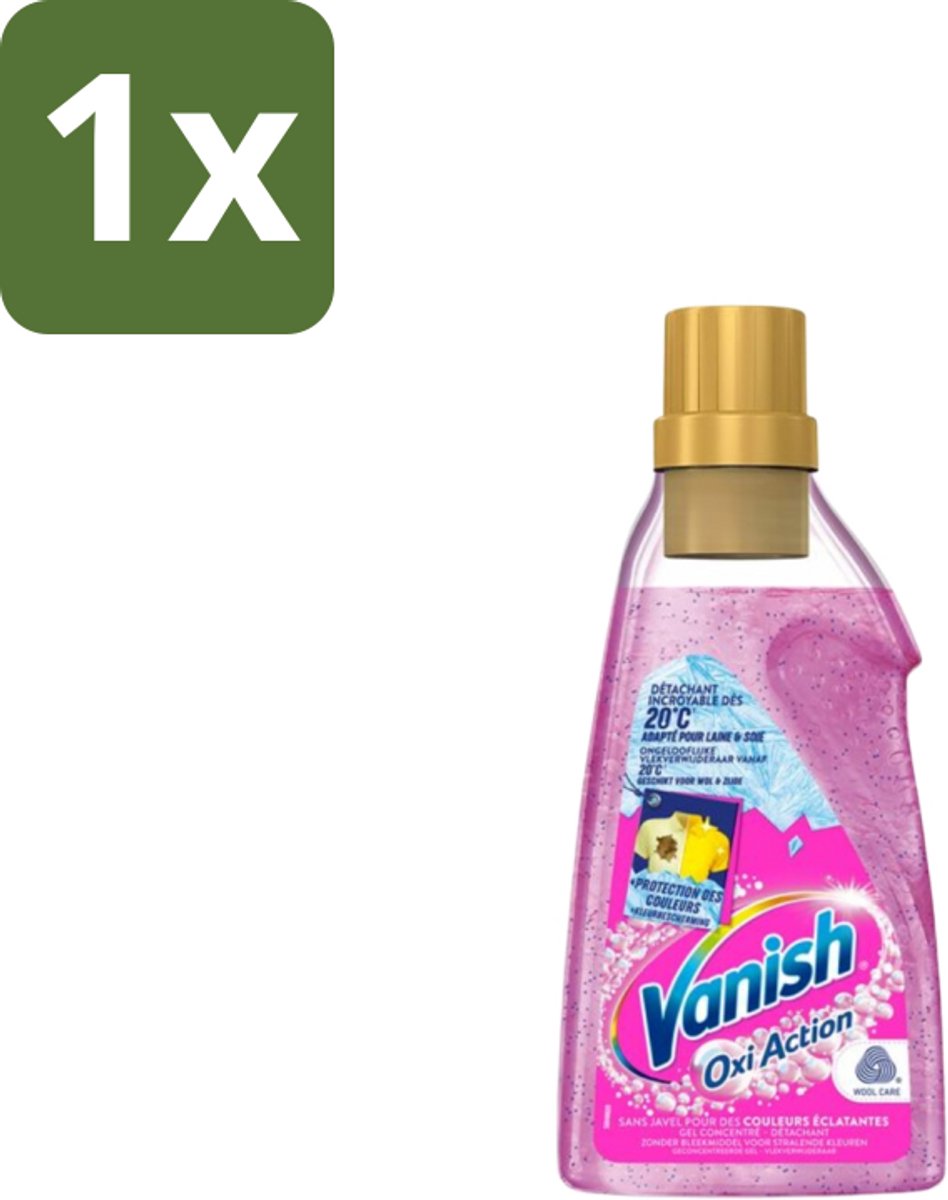 Vanish – Wasbooster Gel – Oxi Action – 750 ml - 1 stuk