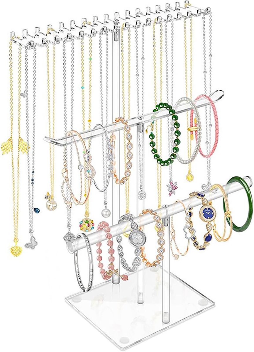 Solidchoice - 3 Dieren Sieradenstandaard - Opslag voor Kettingen, Oorbellen, Ringen en Armbanden