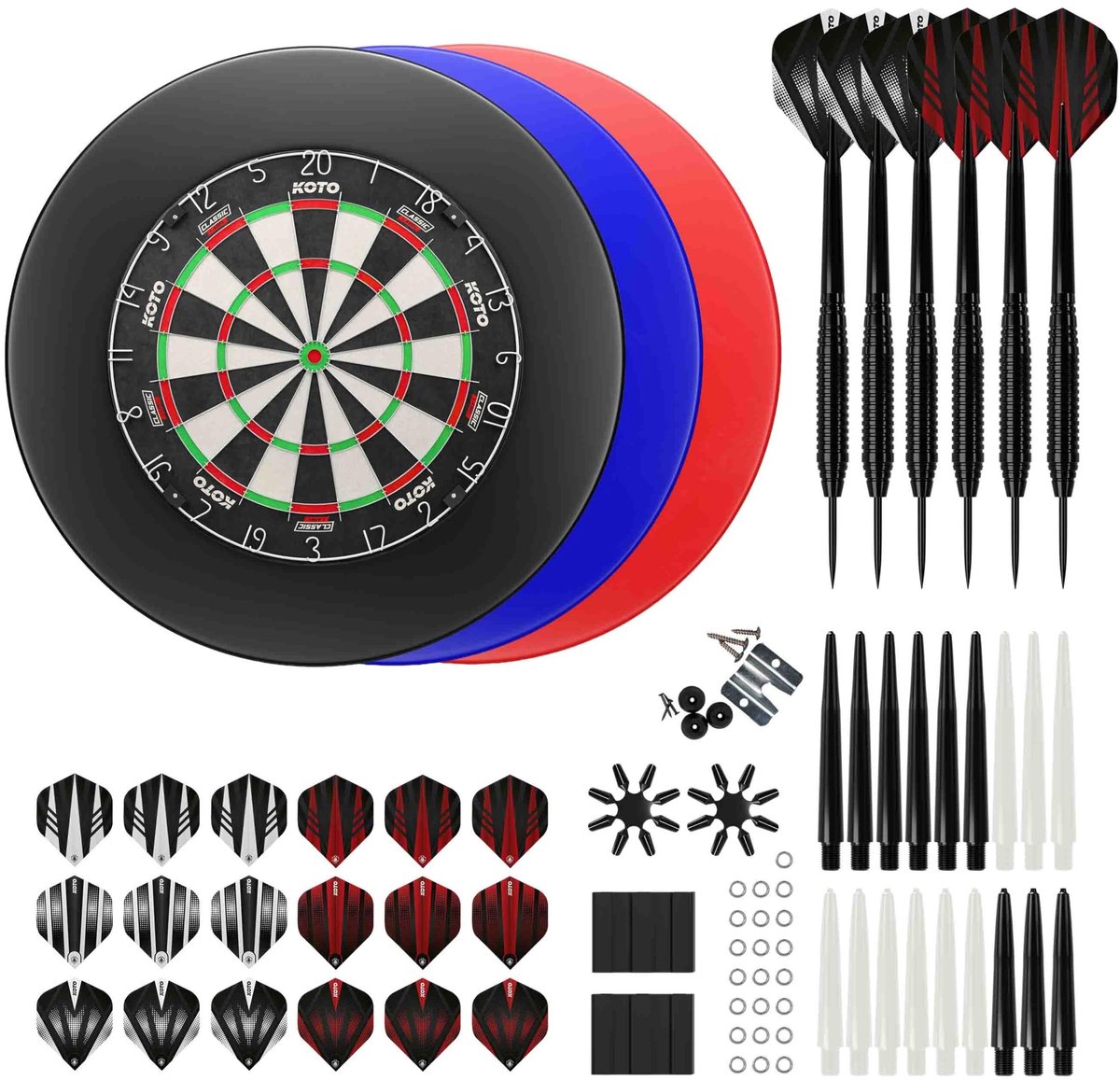 Solidchoice - Compleet Dartbord Set met Professionele Accessoires