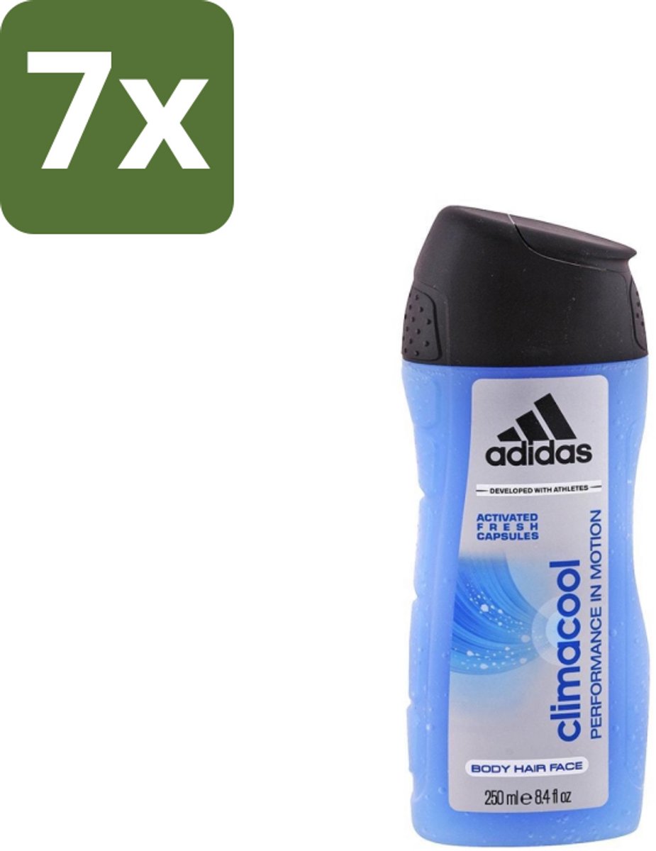 Adidas – Douchegel – Climacool Men – 250 ml - Bulkverpakking - 7 stuks