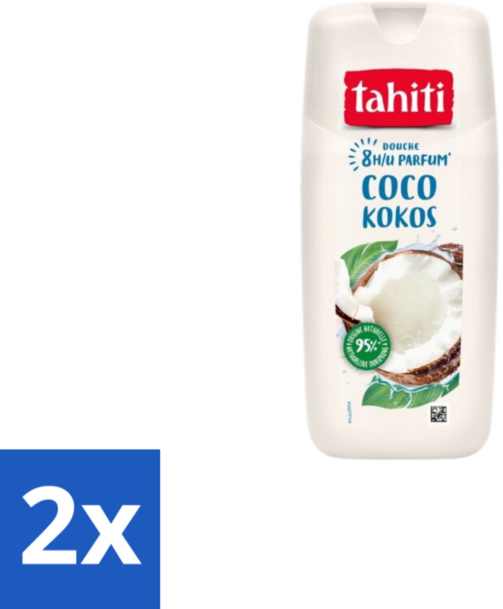 Tahiti – Douchegel – Kokos - 315 ml - Voordeelverpakking - 2 stuks