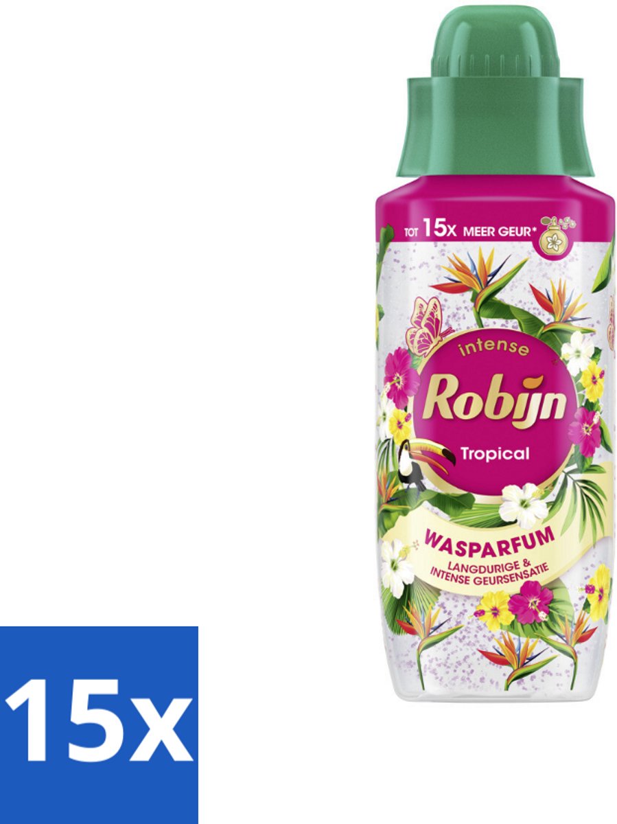 15 x Robijn – Wasparfum – Tropical – 342 ml - Koffie - Koffiezetapparaat - Koffiezetapparaat