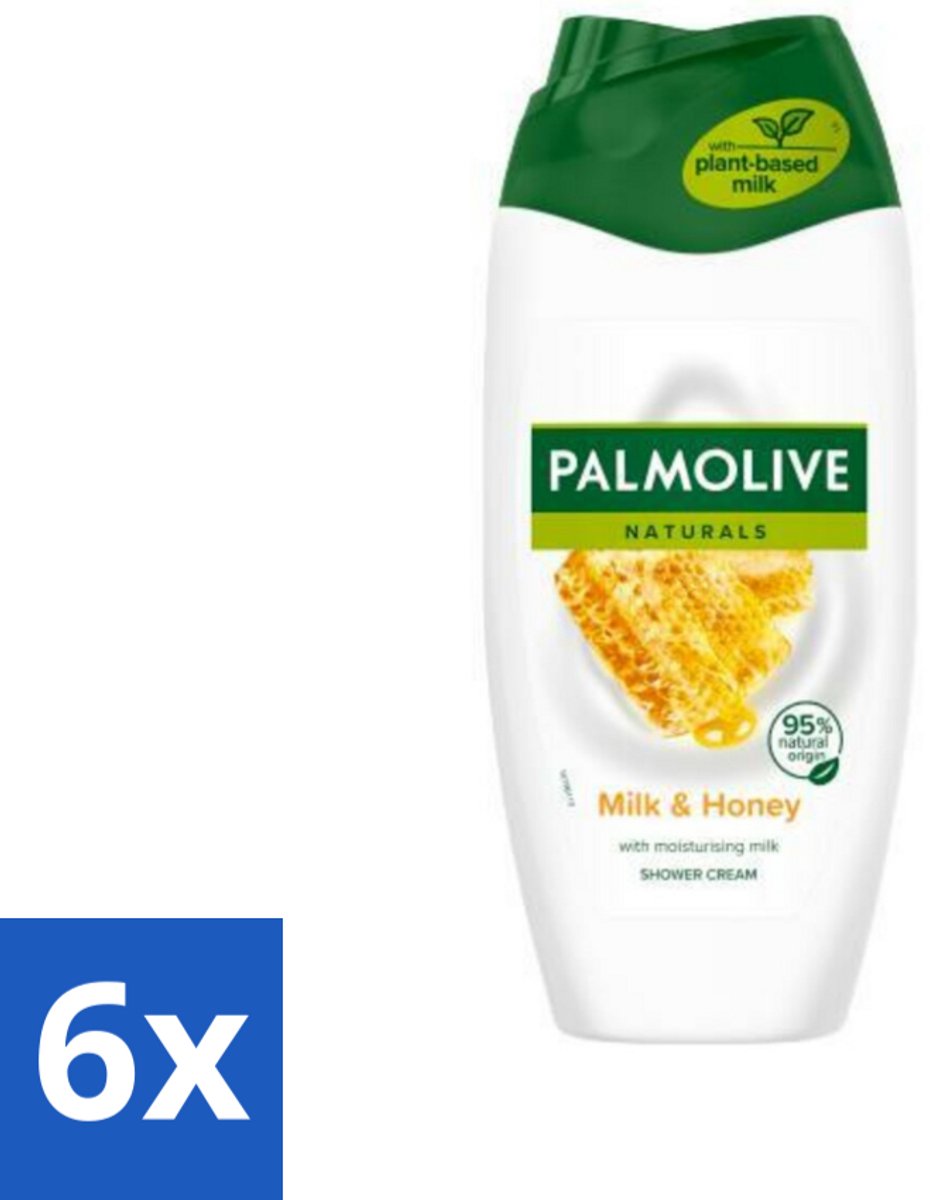 Palmolive Naturals - Douchecrème - Douchegel - Honing & Melk - 6x 250ml