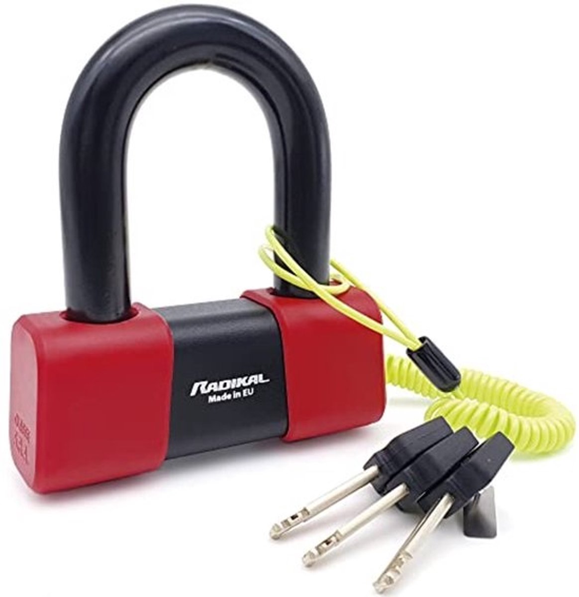 Anti-diefstal hangslot Mini U voor motoren met CLASSE SRA goedkeuring