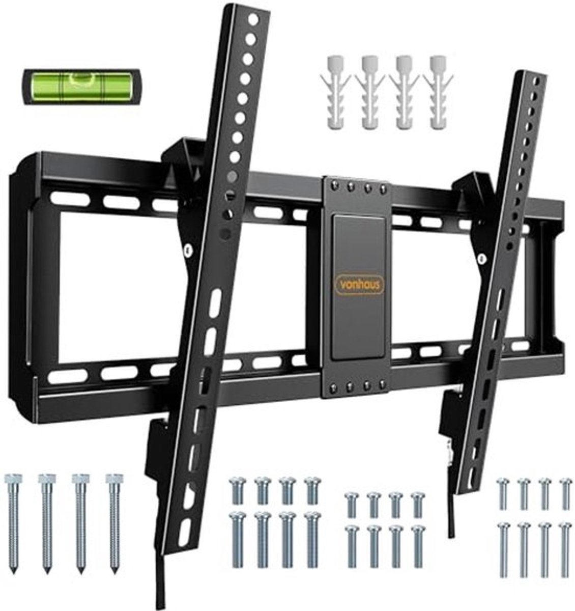 Kantelbare Ultra Slim TV Muurbeugel voor 32-65 Inch TV's - Tot 75 kg Belastbaar, VESA 600x400