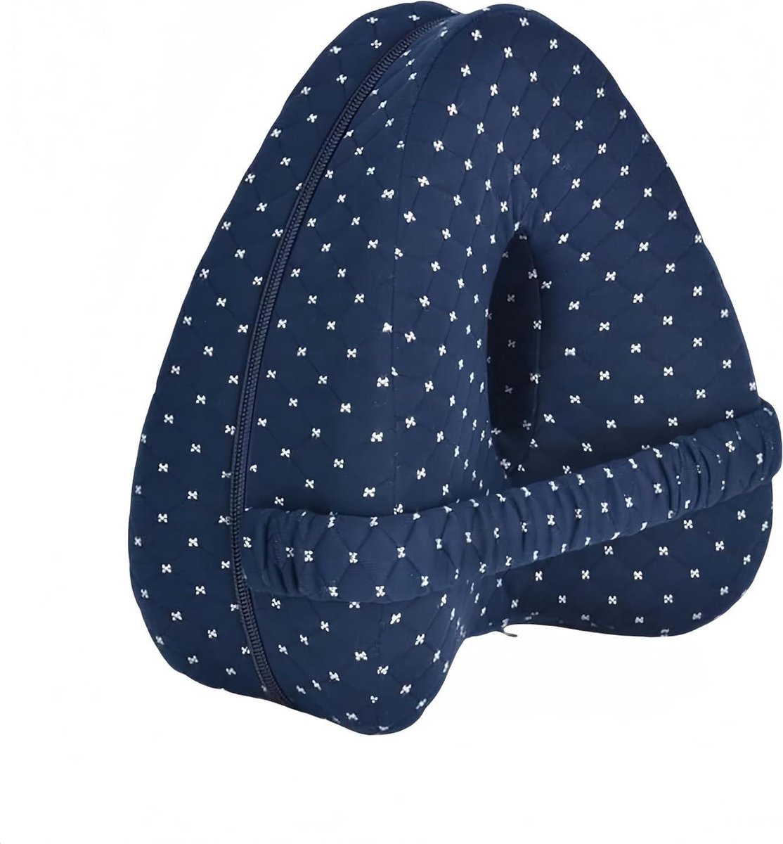Kniekussen Orthopedisch - Slaapkussen Beenrol - Ontspannen Slapen - Traagschuim Comfort - XL - Blauw
