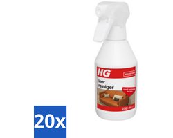 20 x HG Leerreiniger 300 ml - Leer Reinigen - Leer Voeden - Leer Verzorging - Leer Schoonmaken - Leer Behandelen