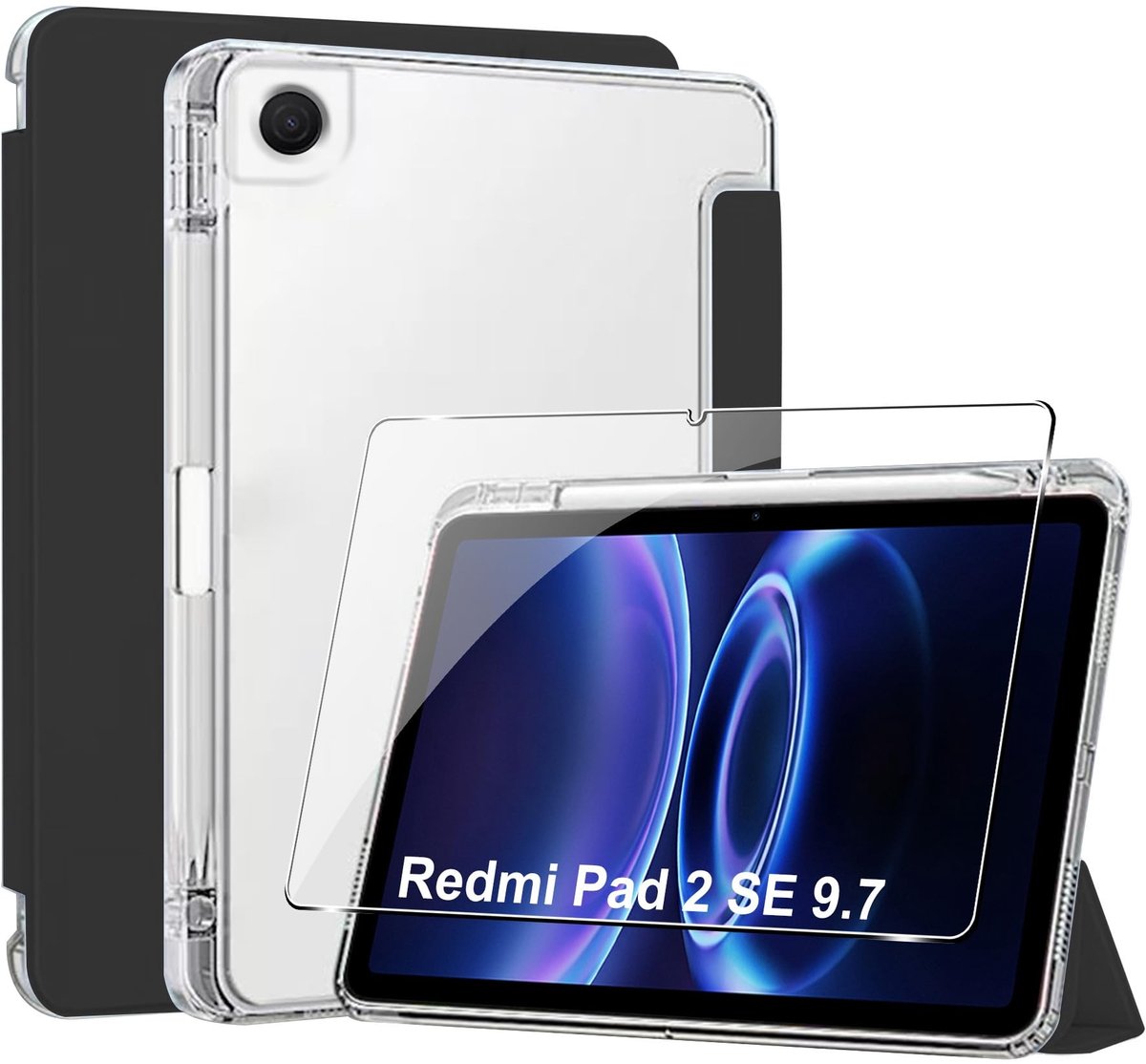Elzusha - Beschermhoes voor Redmi Pad 2 SE met Standaard